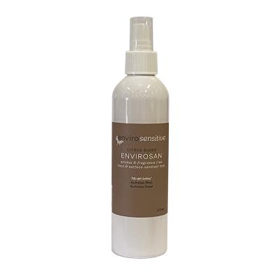 EnviroSensitive Citrus Based Envirosan Hand & Surface Sanitiser Fragrance Free Mist 200ml